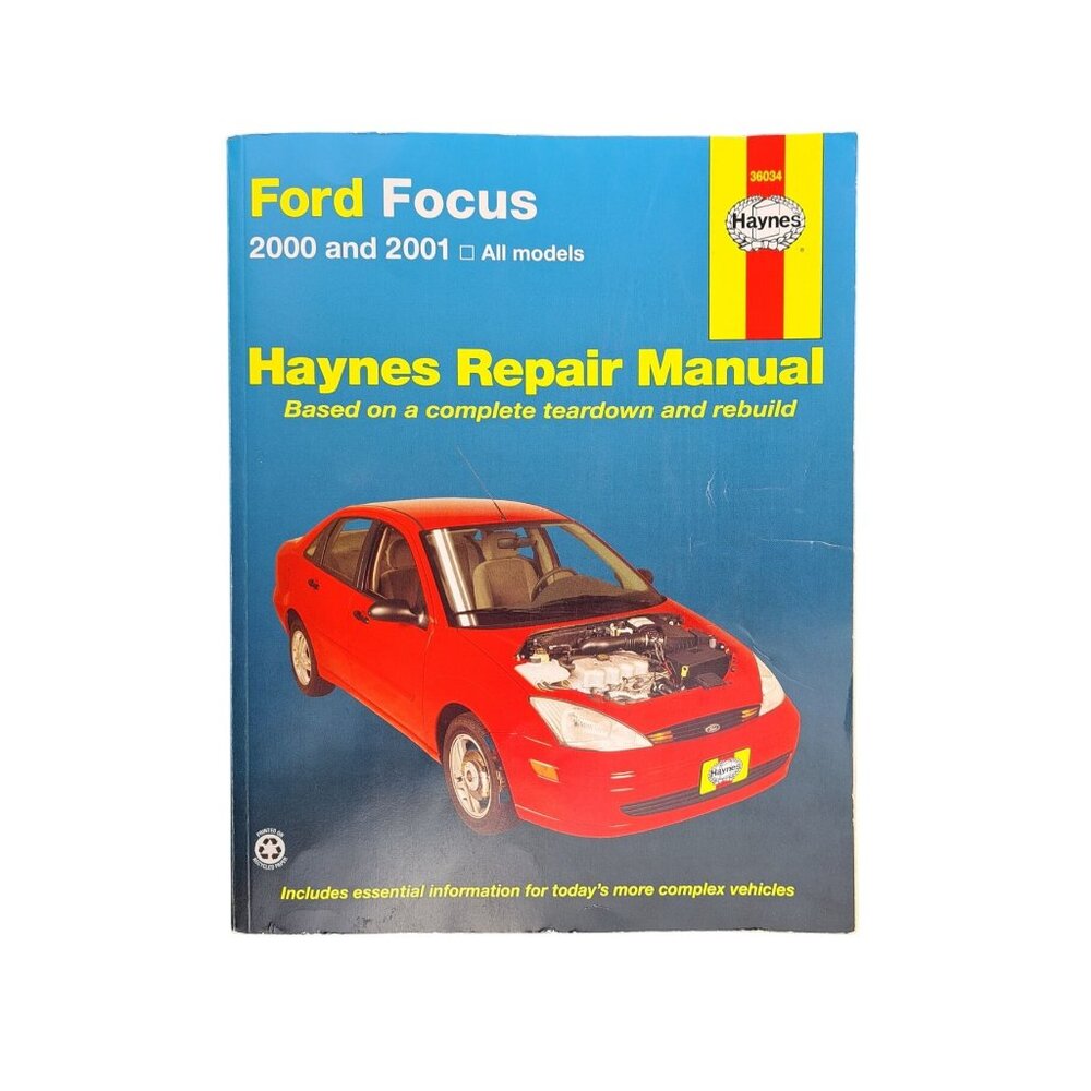 Ford Focus 2000 2001 Haynes Repair Manual Complete Guide 36034 All Models Car